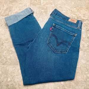 Levi’s Women's 513 Boyfriend Cuffed Rolled Hem Denim Jeans , Actual Size 31x23